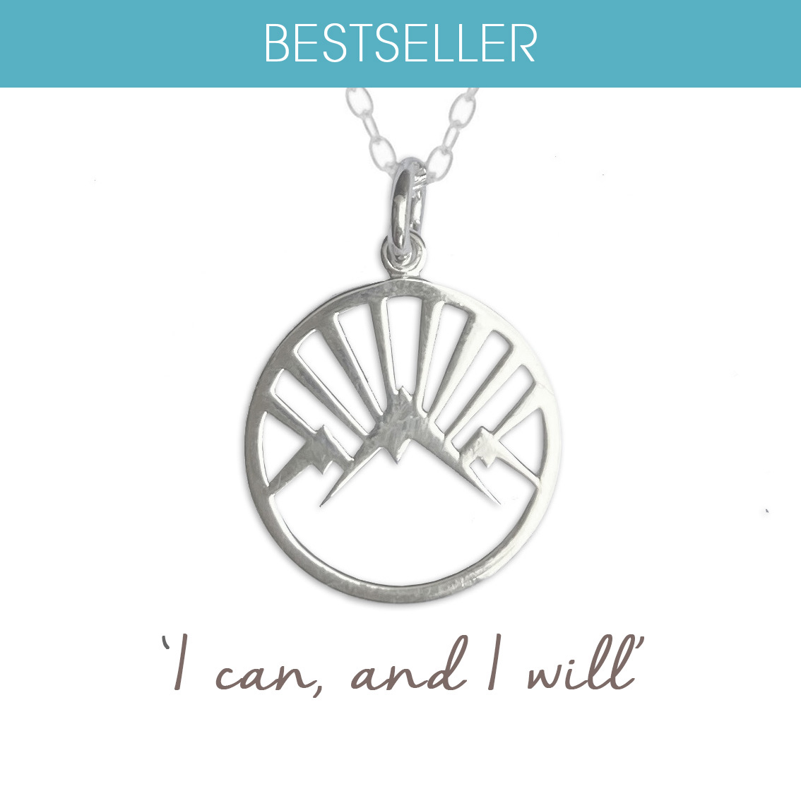Mountain I can and I will necklace Mountain I can and I will necklace