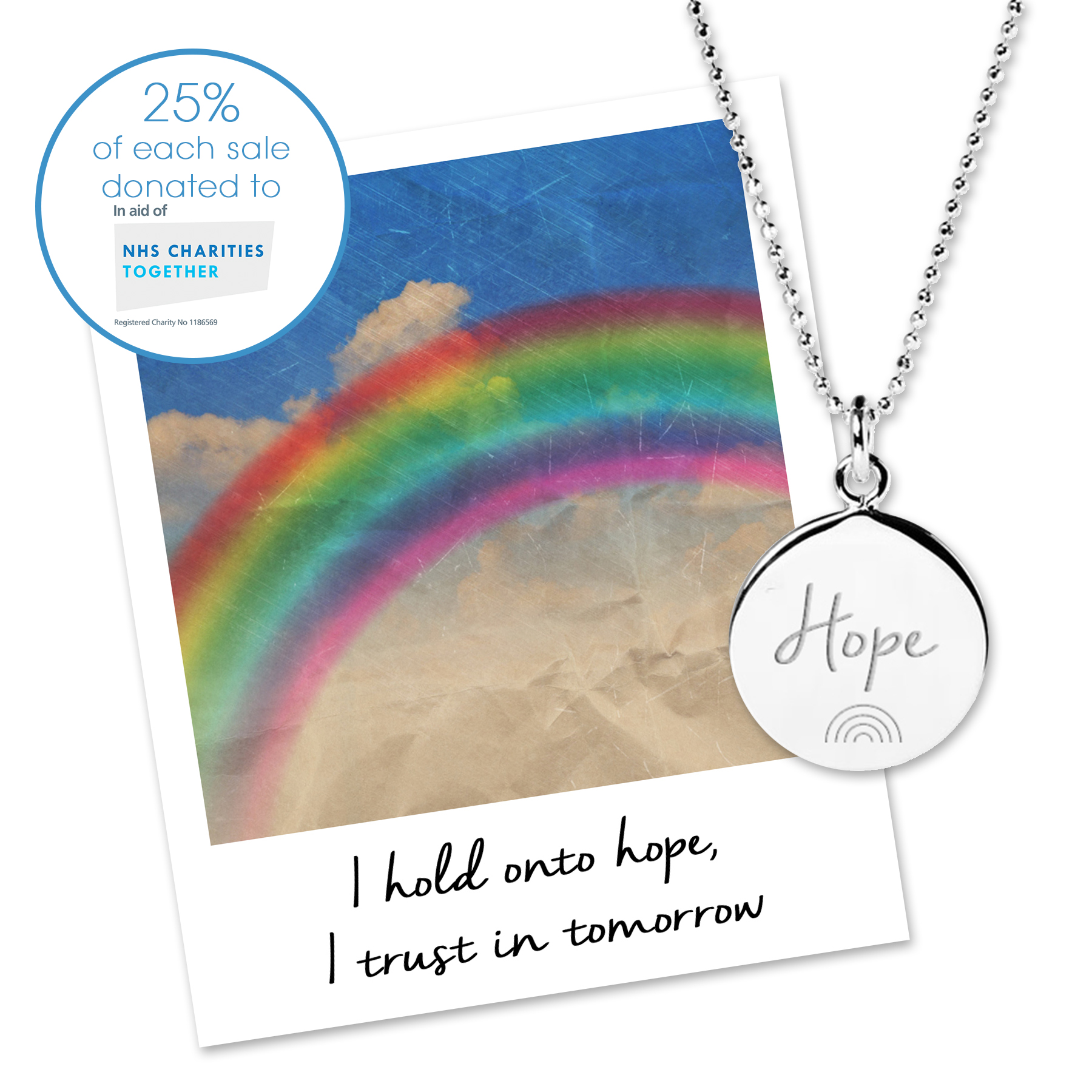 NHS Charity Rainbow Necklace