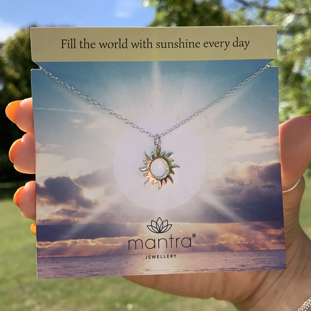 sun necklace