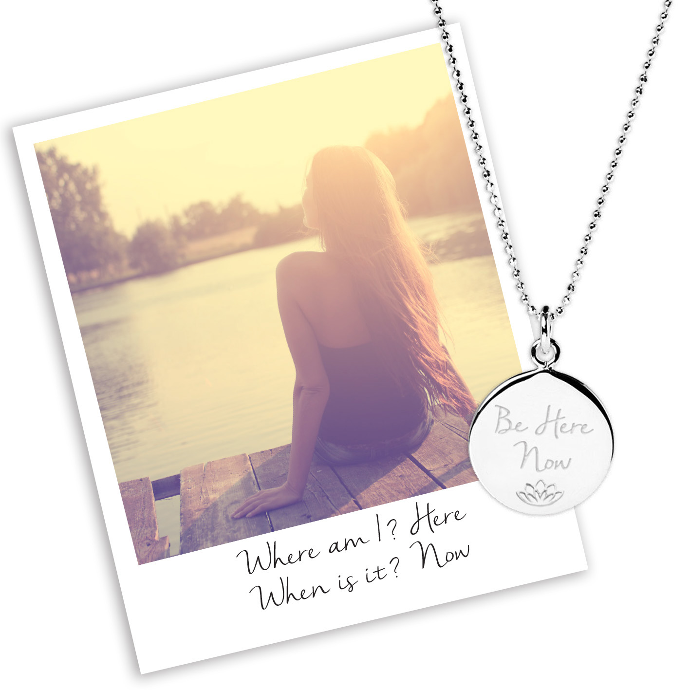 Be here now necklace