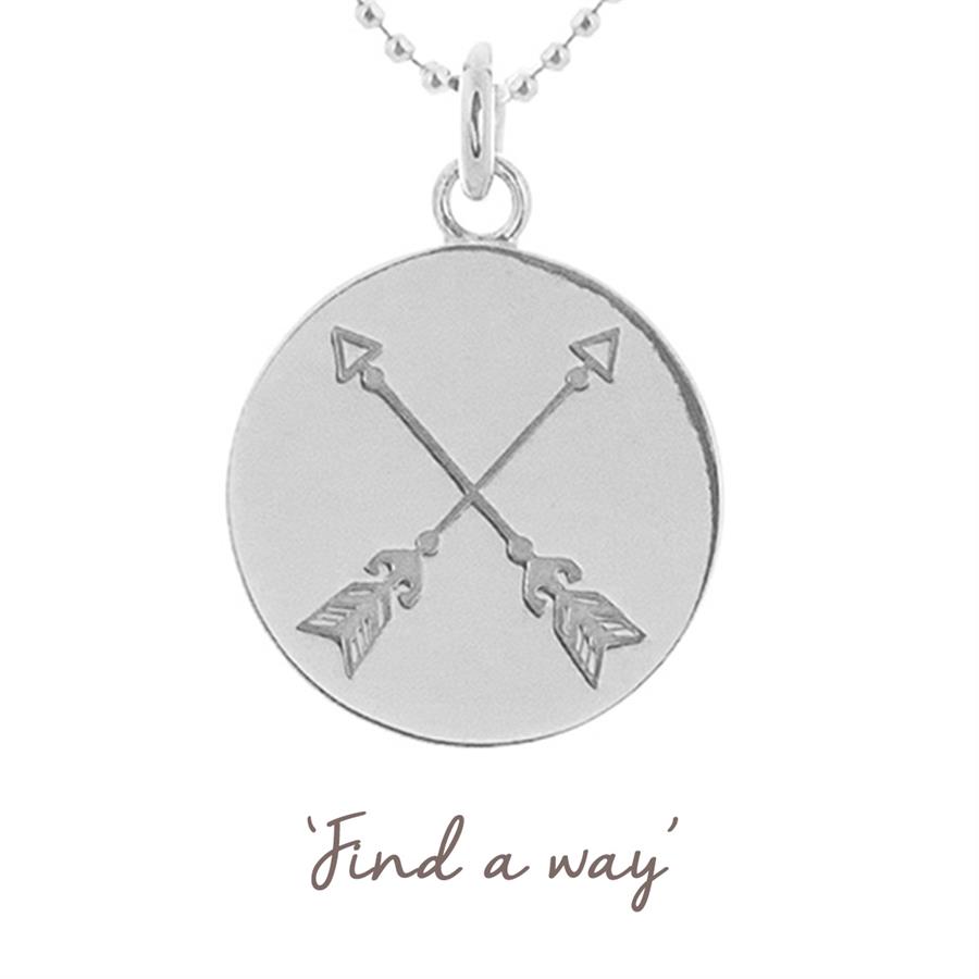 Crossed Arrows Necklace