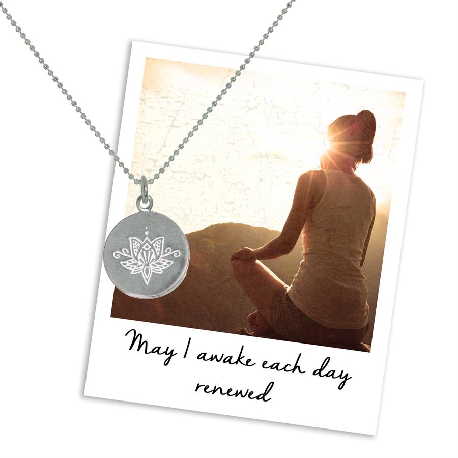 lotus necklace lotus necklace