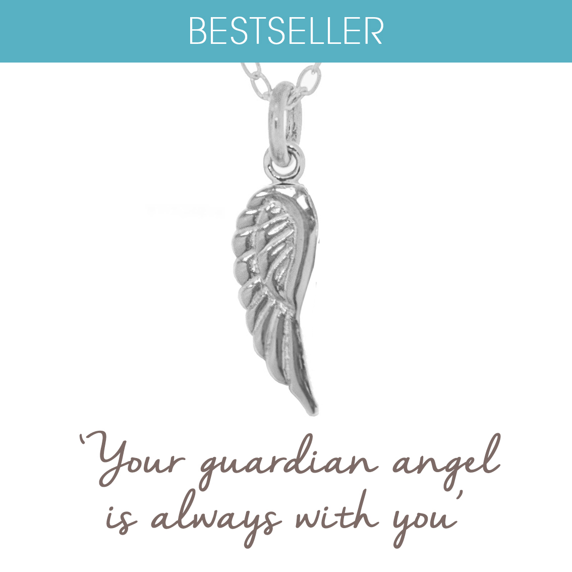 Sterling Silver Angel Wing Necklace