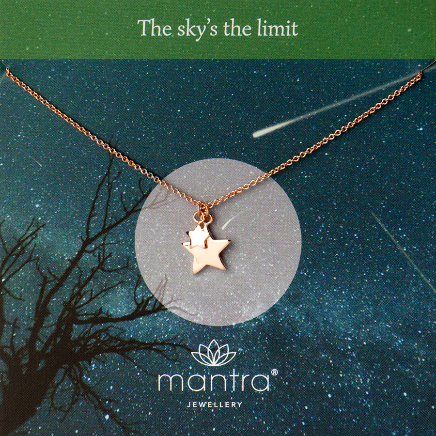 mantra jewellery star necklace