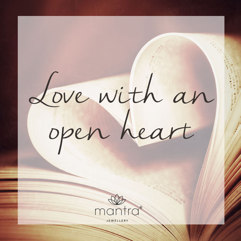 love open heart authenticity motivational inspirational quote text mantra