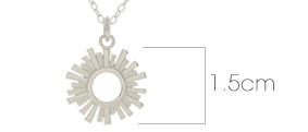 mantra starburst necklace dimensions