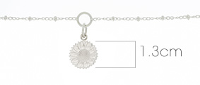 Sunflower Charm Bracelet Dimensions