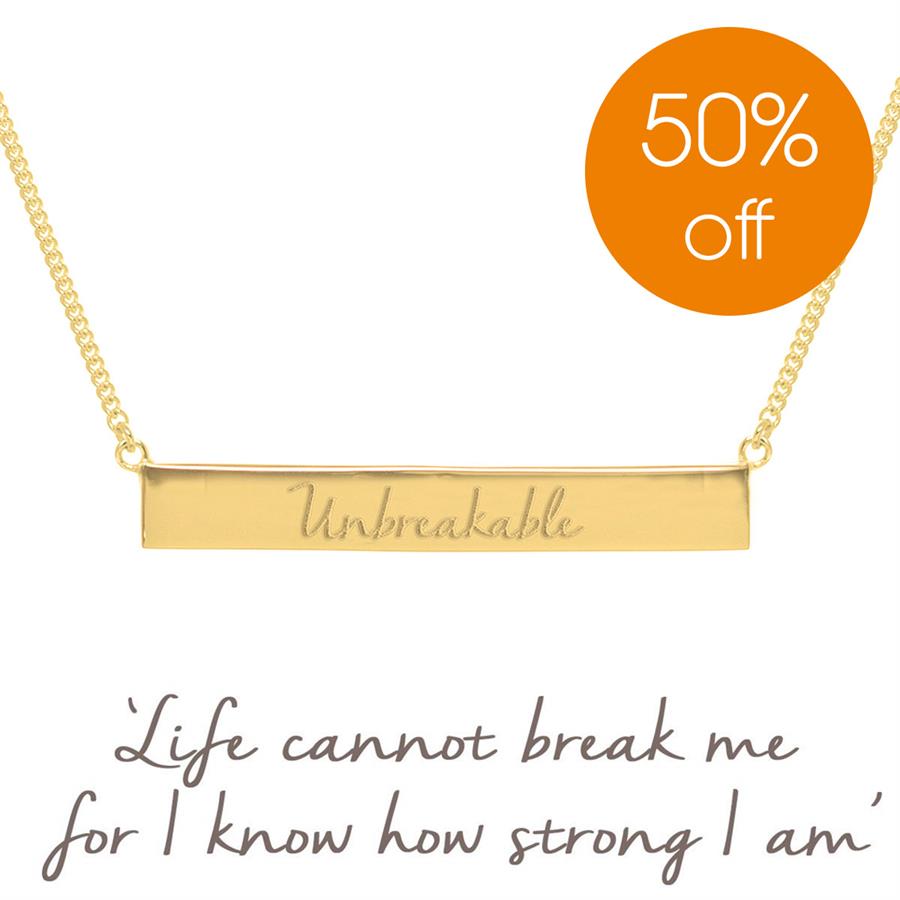 Holly Matthews Unbreakable Necklace Mantra Jewellery