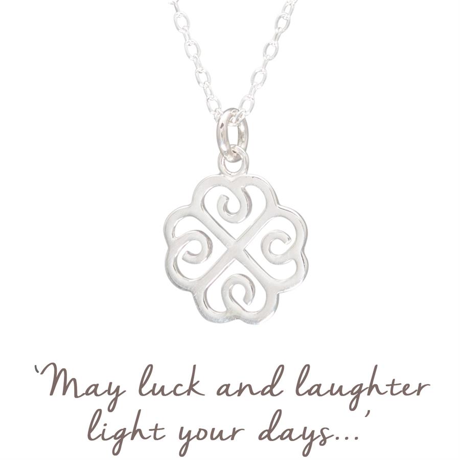 Sterling Silver Lucky Clover Necklace