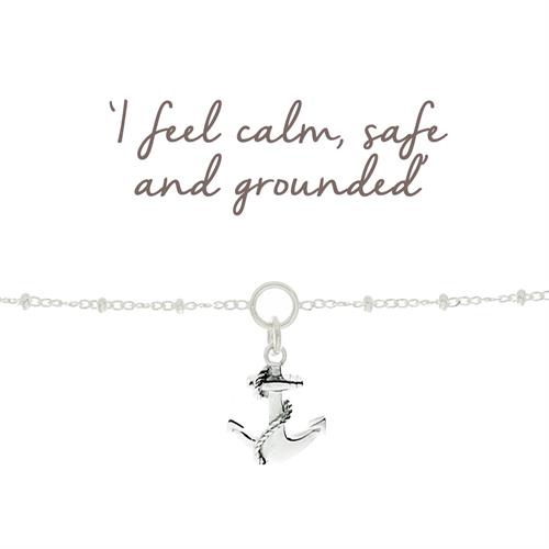 Buy Anchor Charm Bracelet | Sterling Silver, for Calmness