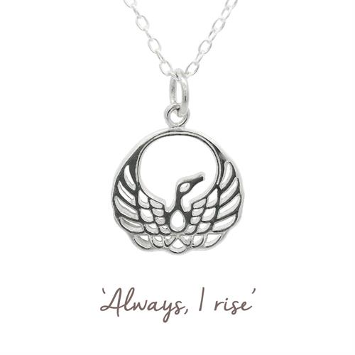 Buy Phoenix Necklace | Sterling Silver & Gold