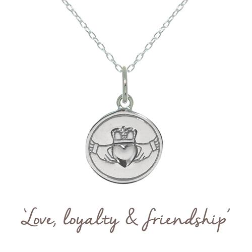 Buy Claddagh Necklace | Sterling Silver