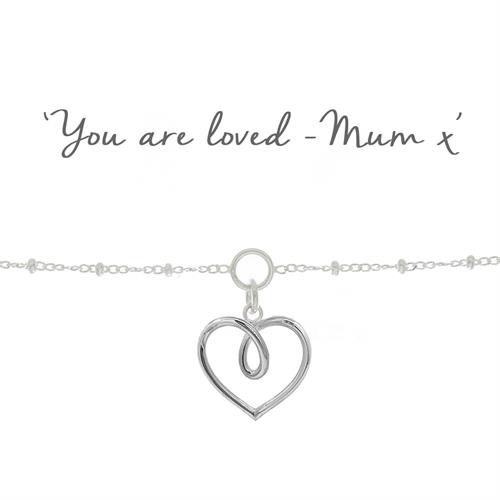 Buy Fancy Heart Mum Charm Bracelet | Sterling Silver