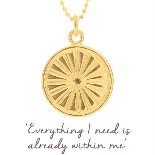 Buy Everything I Need is Already Within Me Necklace | Sterling Silver, Gold & Rose Gold