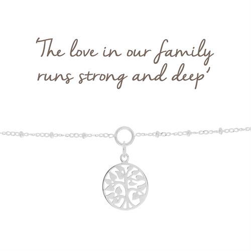 Buy Family Tree Charm Bracelet | Sterling Silver 