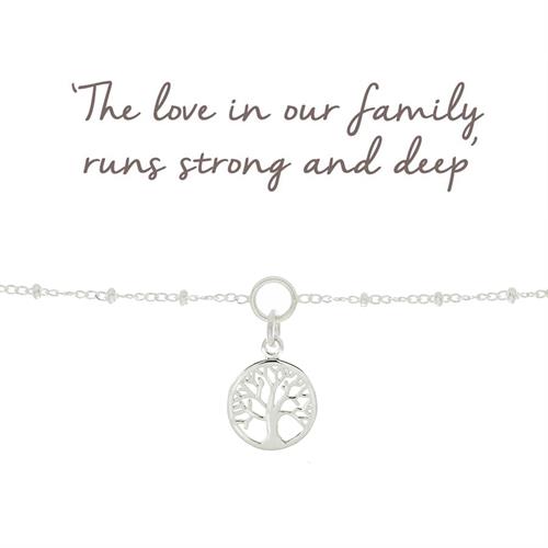 Buy Family Tree Charm Bracelet | Sterling Silver 