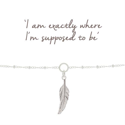 Buy Feather Charm Bracelet | Sterling Silver