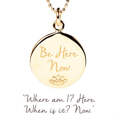 Buy Be Here Now Necklace | Sterling Silver, Gold & Rose Gold