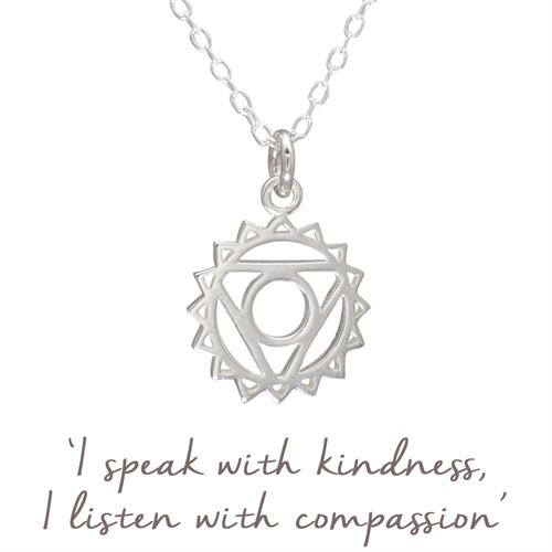 Buy Throat Chakra Necklace | Sterling Silver