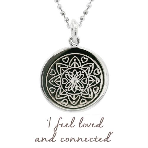 Buy Love Mandala Necklace | Sterling Silver, Gold & Rose Gold