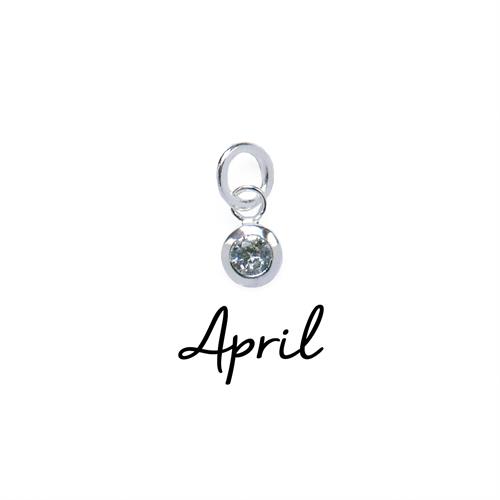 Buy April CZ Birthstone | Sterling Silver