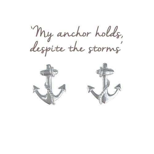 Buy Anchor Earrings | Sterling Silver, For Protection