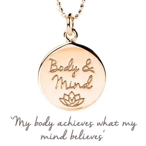 Buy Body & Mind Necklace | Sterling Silver, Gold & Rose Gold