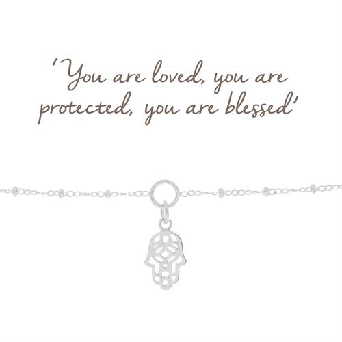 Buy Hamsa Hand Charm Bracelet | Sterling Silver