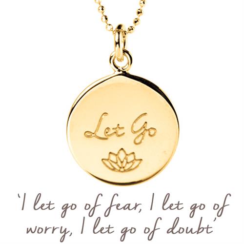 Buy Let Go Necklace, Wellbeing | Sterling Silver, Gold & Rose Gold