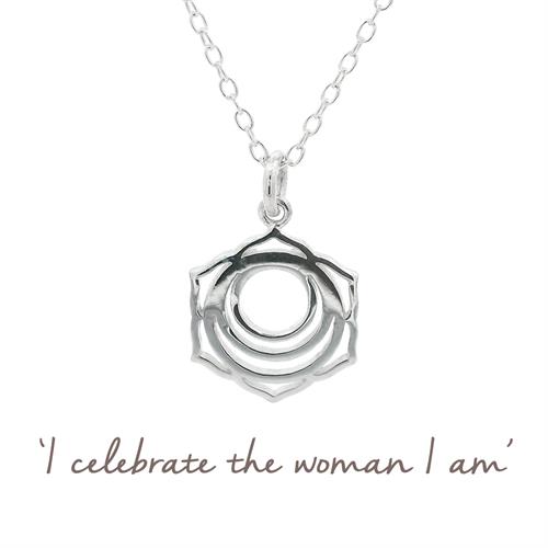 Buy Sacral Chakra Necklace | Sterling Silver