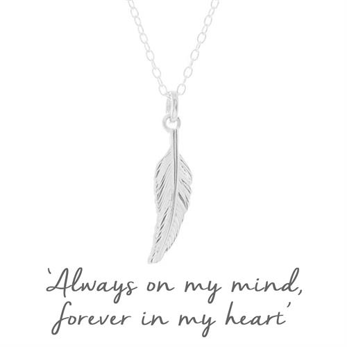 Buy Feather (in memory of) Necklace | Sterling Silver