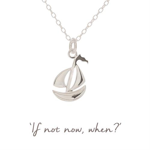 Buy Sailing Boat Necklace | Sterling Silver