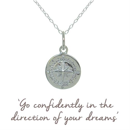 Buy Compass Necklace | Sterling Silver