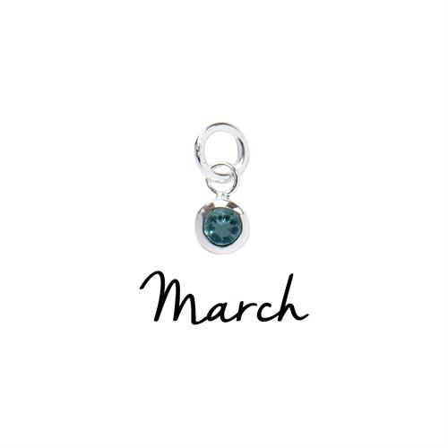 Buy March CZ Birthstone | Sterling Silver