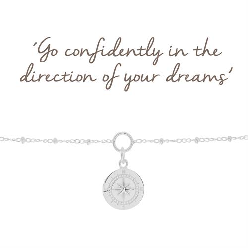 Buy Compass Charm Bracelet | Sterling Silver 