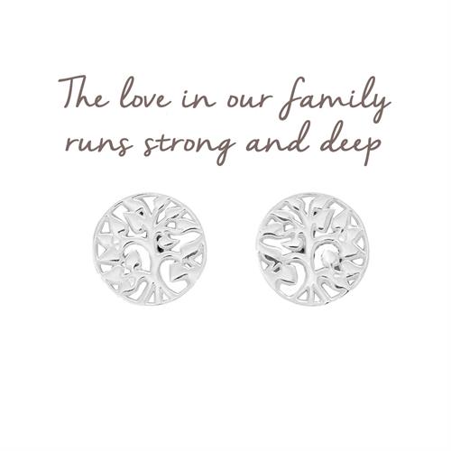 Buy Family Tree Earrings | Sterling Silver