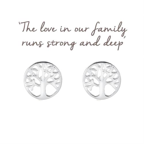 Buy Family Tree Earrings | Sterling Silver