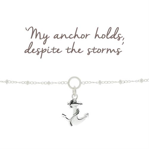 Buy Anchor Charm Bracelet | Sterling Silver, for Protection