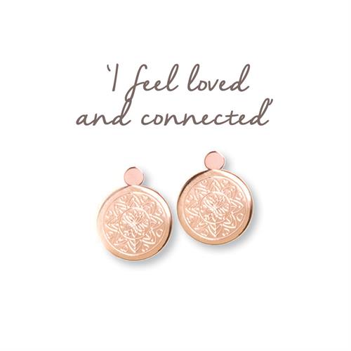 Buy Love Mandala Earrings | Sterling Silver, Gold & Rose Gold