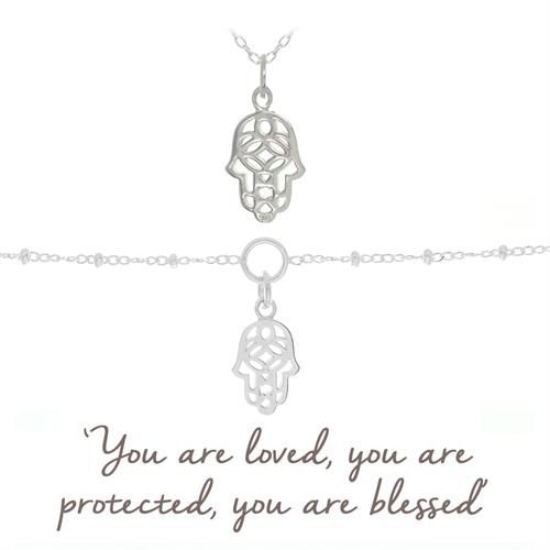 Buy Hamsa Hand Gift Set | Sterling Silver