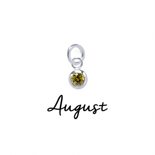 Buy August CZ Birthstone | Sterling Silver