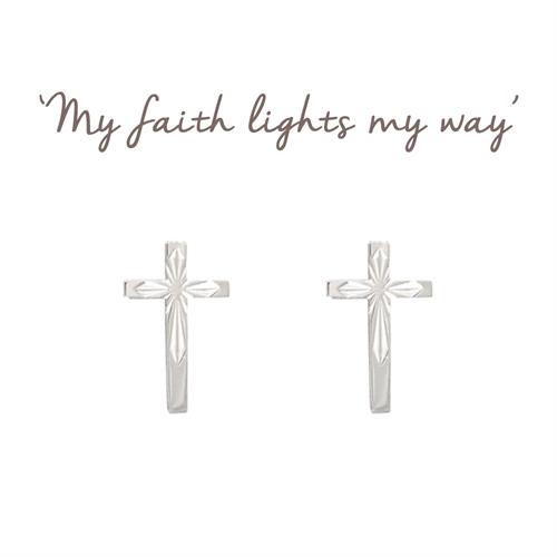 Buy Cross Earrings | Sterling Silver