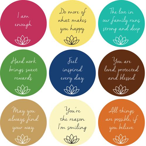 Buy Stickers with Uplifting Mantras