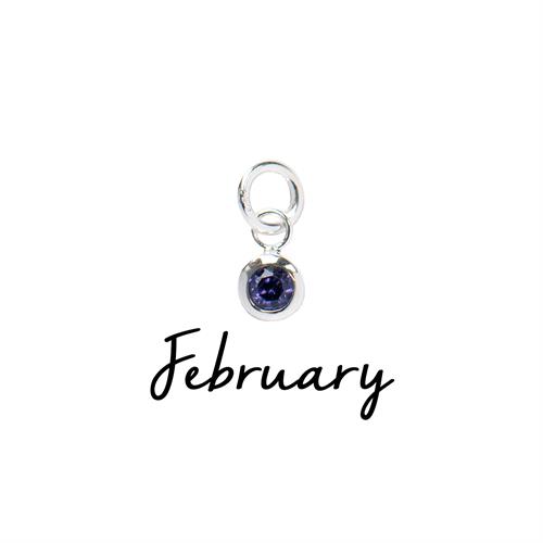 Buy February CZ Birthstone | Sterling Silver