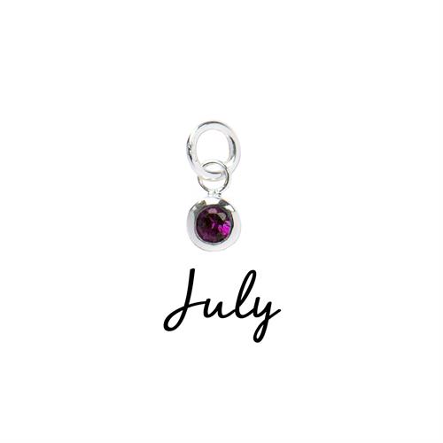 Buy July CZ Birthstone | Sterling Silver