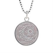 Sterling Silver Moon and Sun Necklace