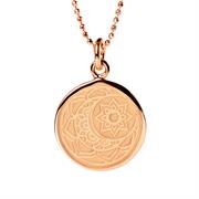 Rose Gold Sun and Moon Necklace