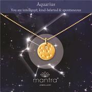 Personalised Aquarius Star Map Necklace Gifts