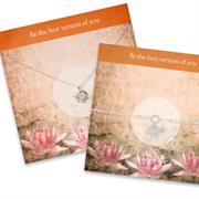 Lotus Necklace & Bracelet - Yoga Gift Set