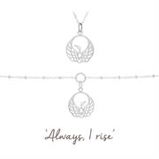 Phoenix Necklace & Bracelet Gift Set